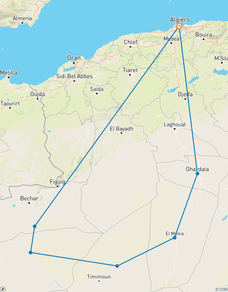 Oasen & Sahara Rundreise