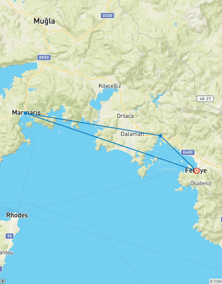 Turquie : Naviguer et nager circuit