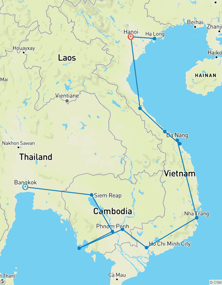 Wonderen van Zuidoost-Azië – Thailand, Cambodja & Vietnam-rondreis