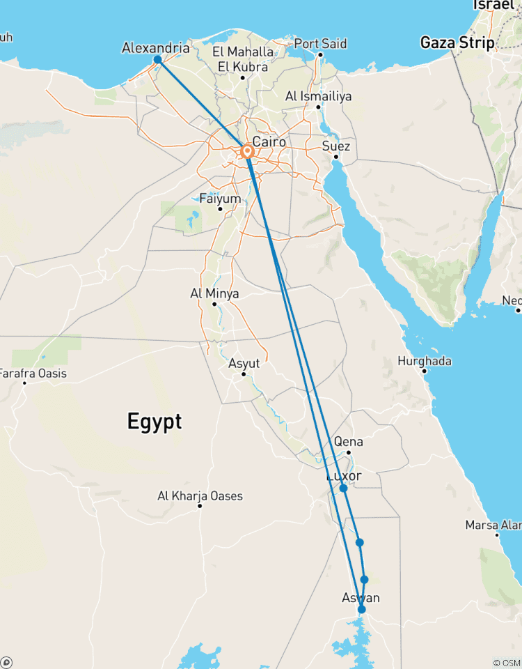 Egypt Unveiled: 9-Day Timeless Adventure, Pyramids, Nile Cruise & Alexandria Tour