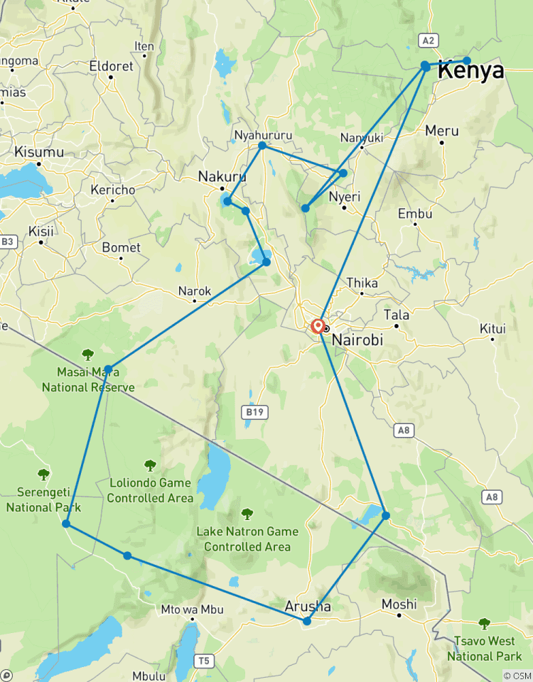 Circuito Safari de 15 días por Kenia y Tanzania - África oriental