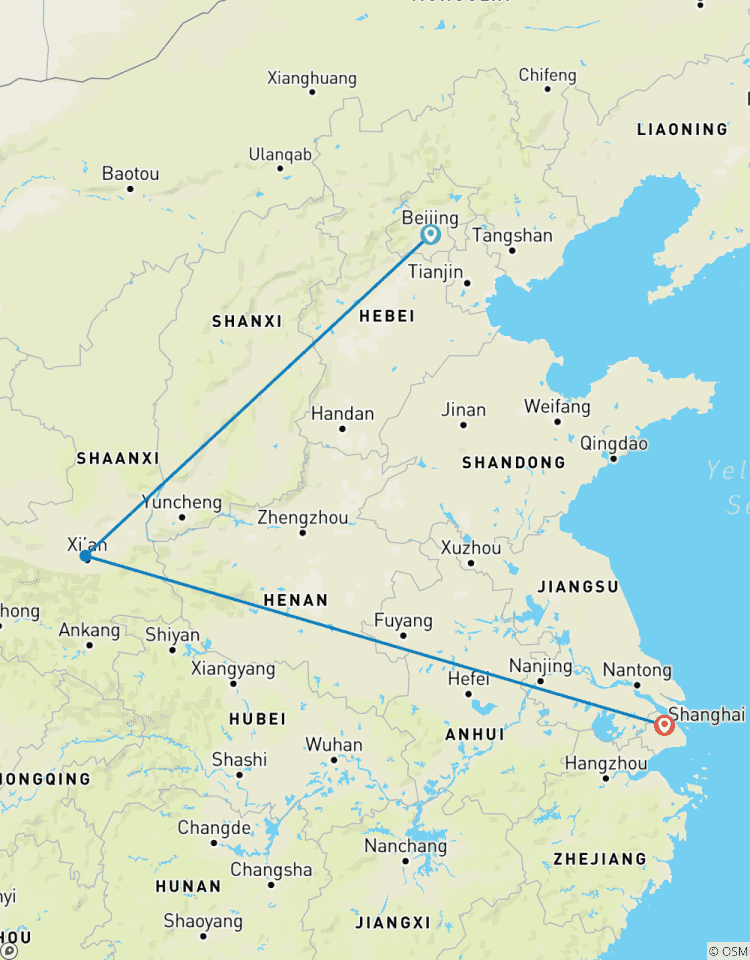 Exploration du Triangle d\'Or en Chine (sur mesure) circuit