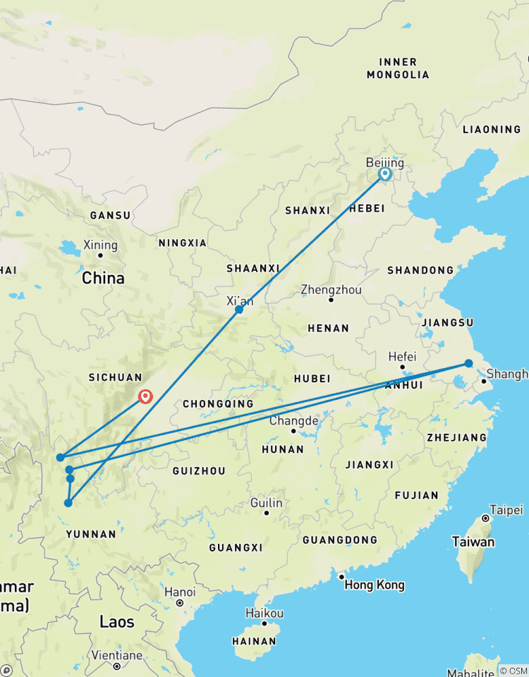 China Exploration: From Ancient Capitals to Shangri-La (Private Custom) Tour