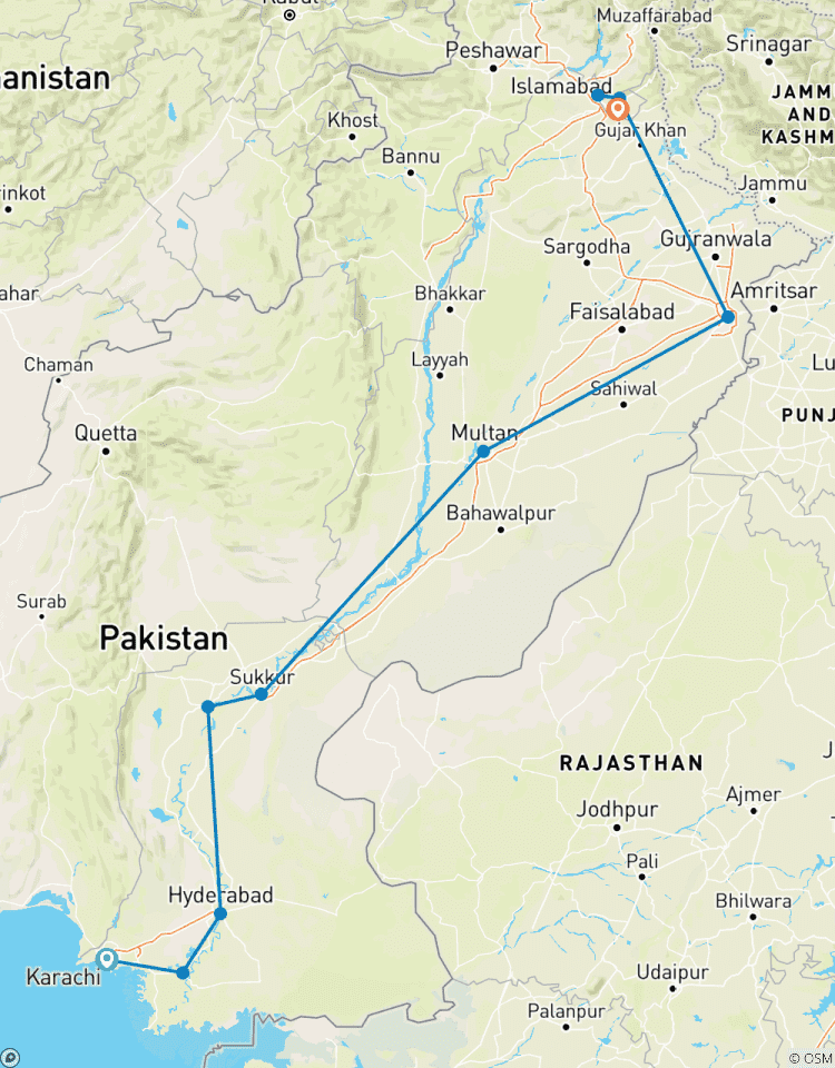 Circuito Circuito a los lugares patrimonio de la humanidad de la UNESCO en Pakistán