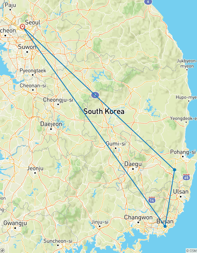 Ultimatives Korea: Seoul, Gyeongju & Busan Rundreise