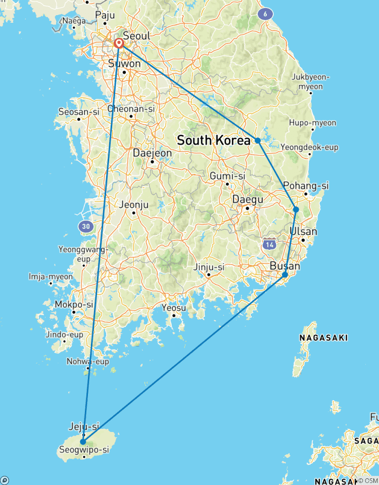 South Korea in Classic: From Seoul to Jeju Island (Private Tailored) Tour