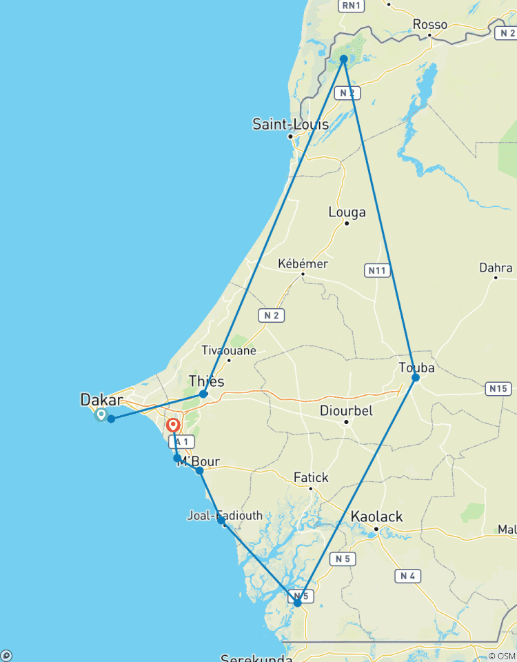 Senegal, Enter Africa 8 days - 7 nights Tour