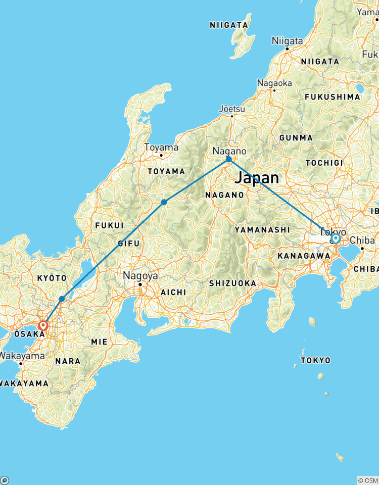 Erkunden Sie Japan: Schnee-Affe & Onsen (Privatführung) Rundreise