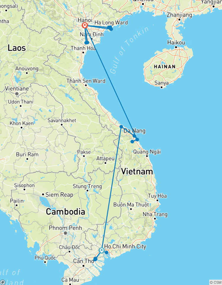 Circuito 12 días Vietnam en estilos