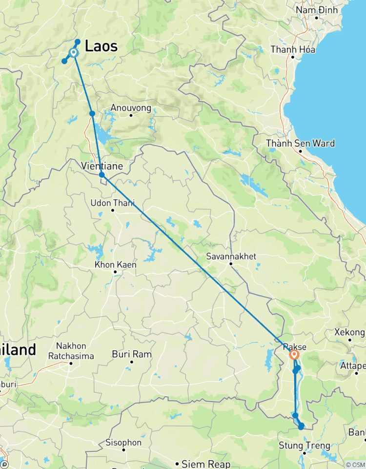 10 jours de voyage au Laos circuit