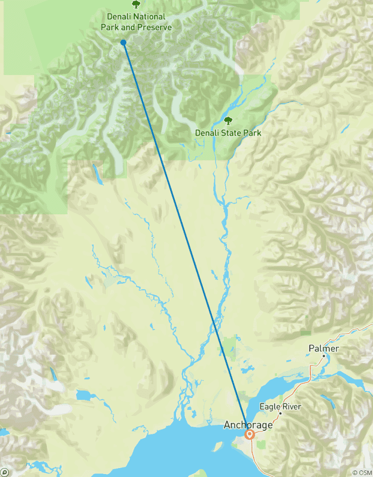 Klassiek backpack-avontuur in Alaska-rondreis