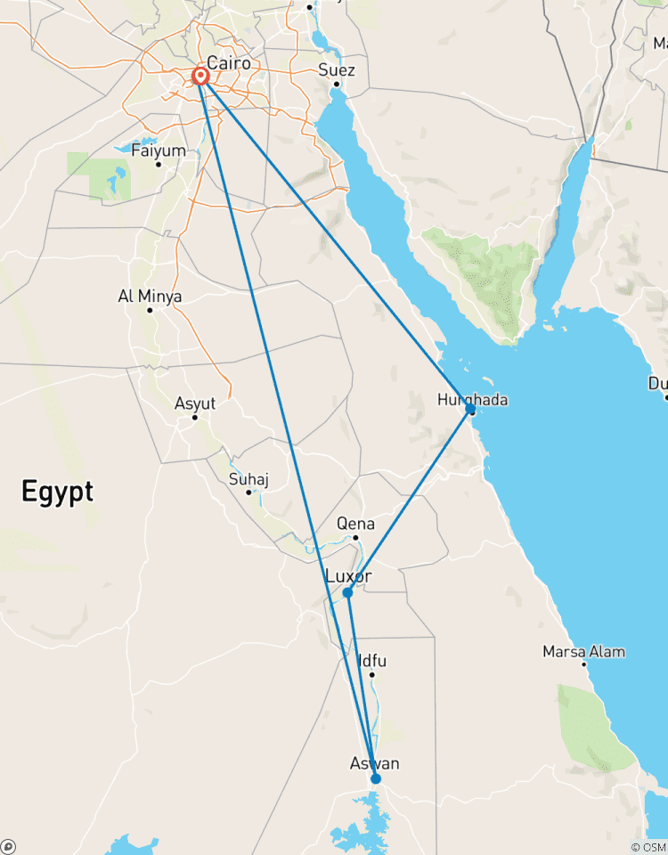 Horus Tour 8 Days (5 Stars) with flight Tour
