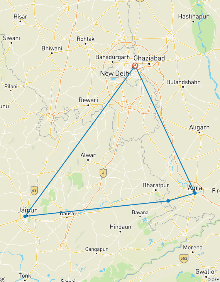 3 Days Golden Triangle Tour With Delhi Agra Jaipur Tour