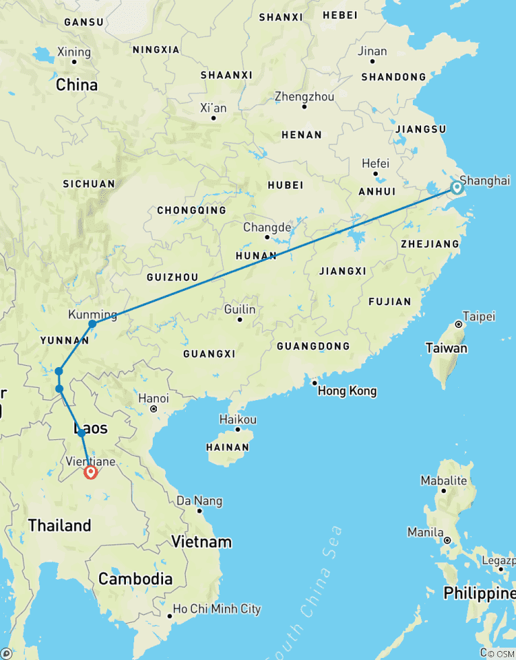 Circuito Maravillas culturales y tesoros naturales: Viaje de Shanghai a Laos