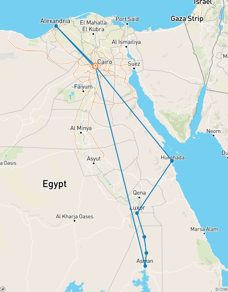 Legends & Seas: A 15-Day Luxury Journey through Cairo, Alexandria, Hurghada & the Nile Tour