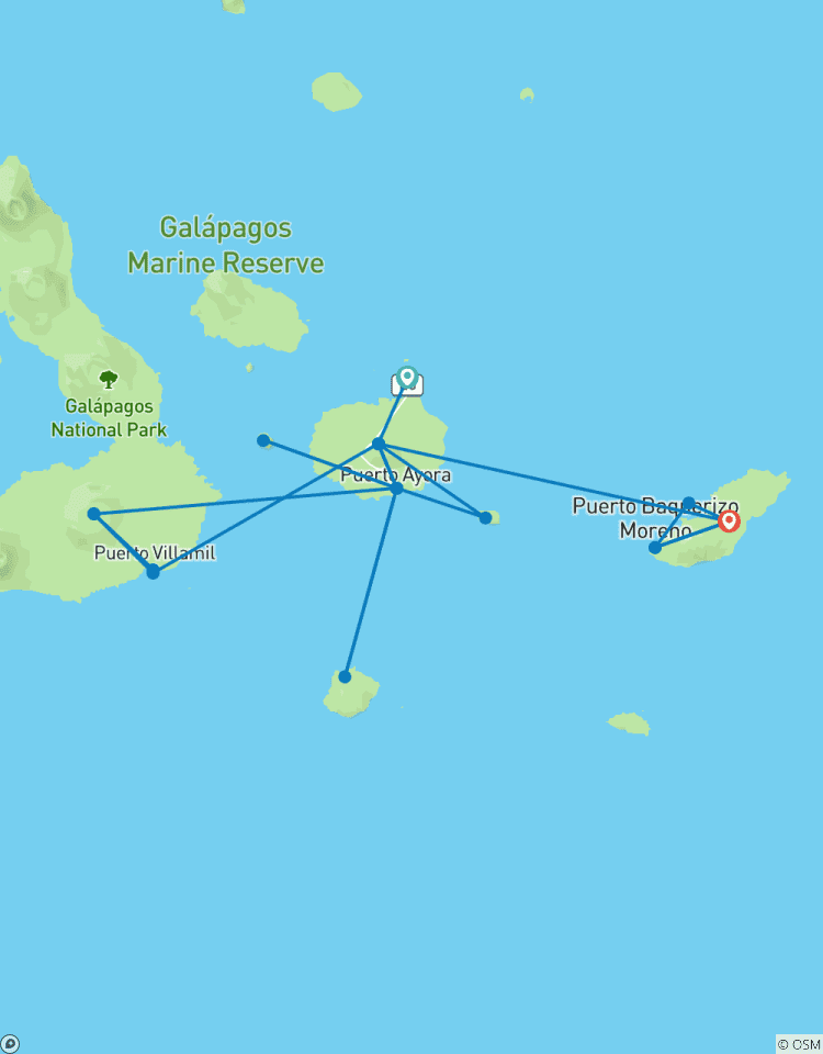 Circuito 12 días explorando las Galápagos Santa Cruz - Isabela - San Cristobal