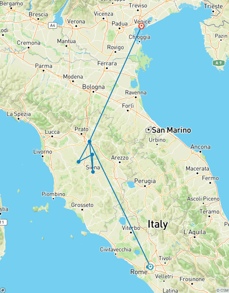 Circuito Lo mejor de Roma, Florencia y Venecia