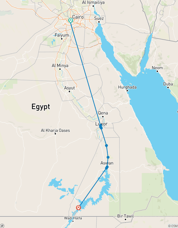 4 Nuits 5 Jours 5 * Croisière de luxe sur le Nil au départ du Caire, vols inclus circuit