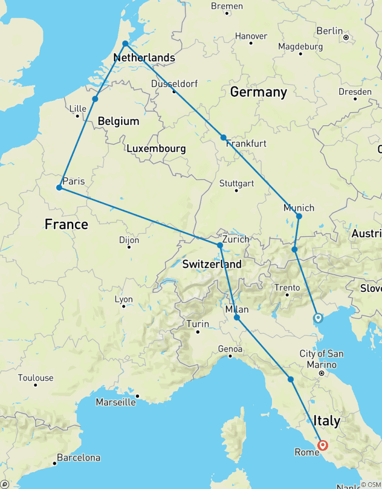 Circuito Escapada europea de 14 días