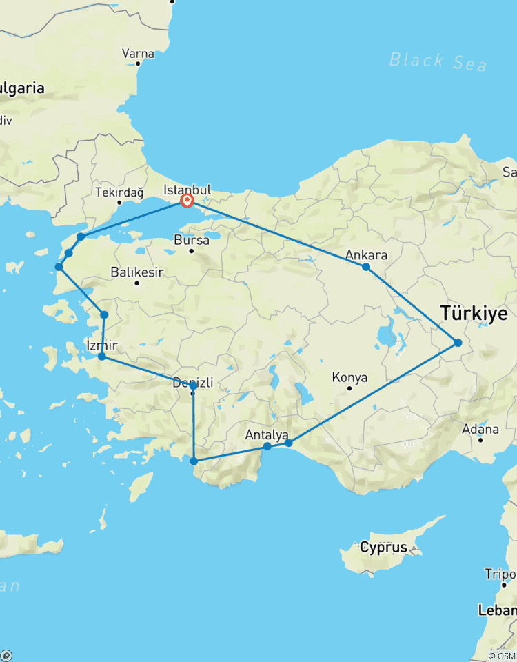 Gloire de la Turquie circuit
