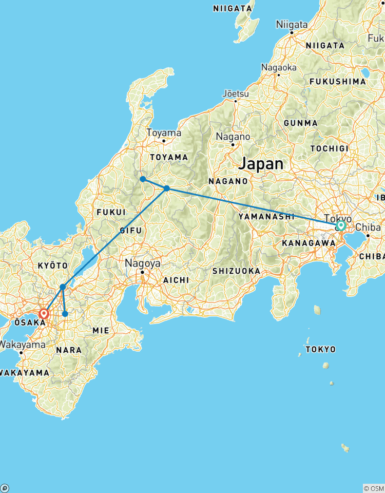 Séjour classique de 11 jours au Japon circuit