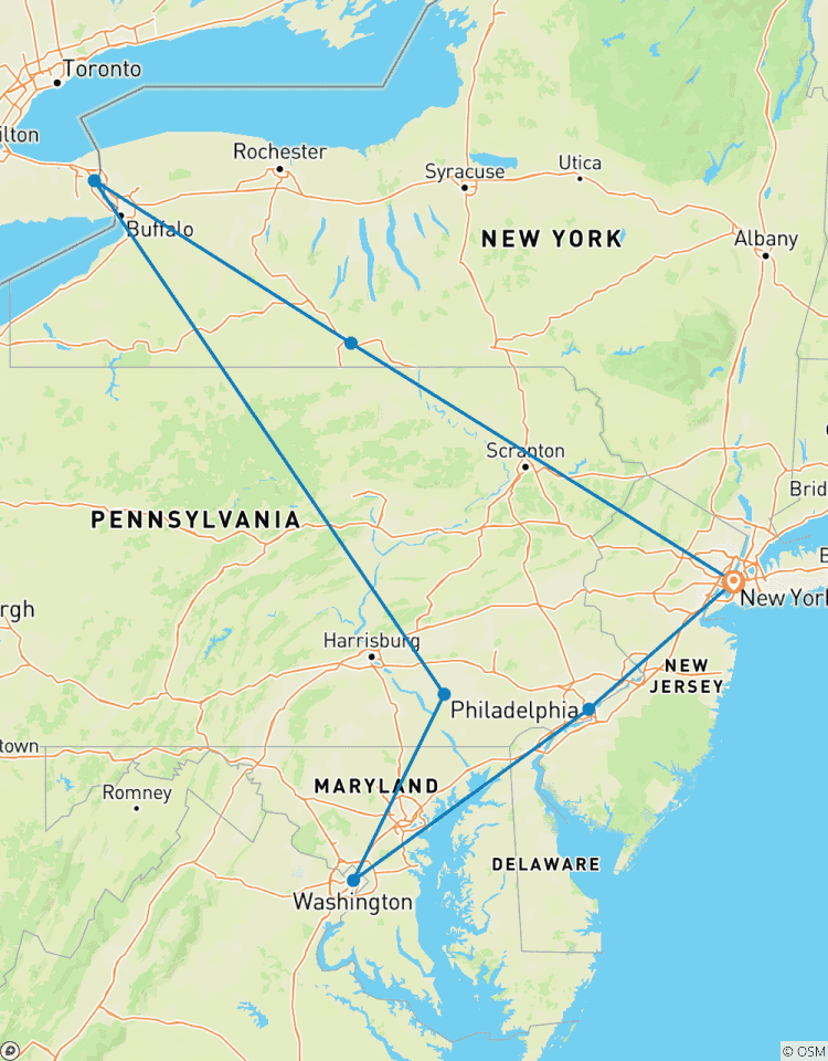 Höhepunkte des Ostens der USA Rundreise