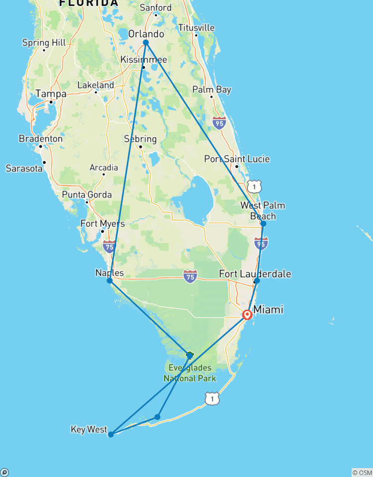 Découvrir le sud de la Floride circuit