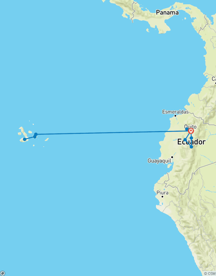 Ecuador Festland & Galapagos Rundreise