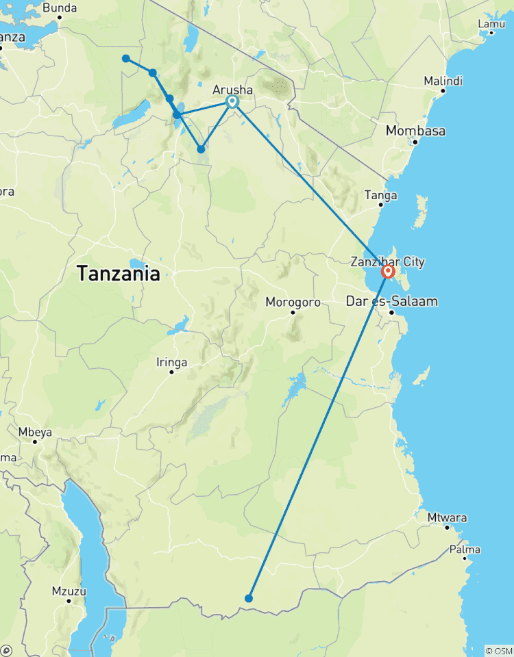 10 Dagen - Wildlife safari en strandvakantie op Zanzibar-rondreis