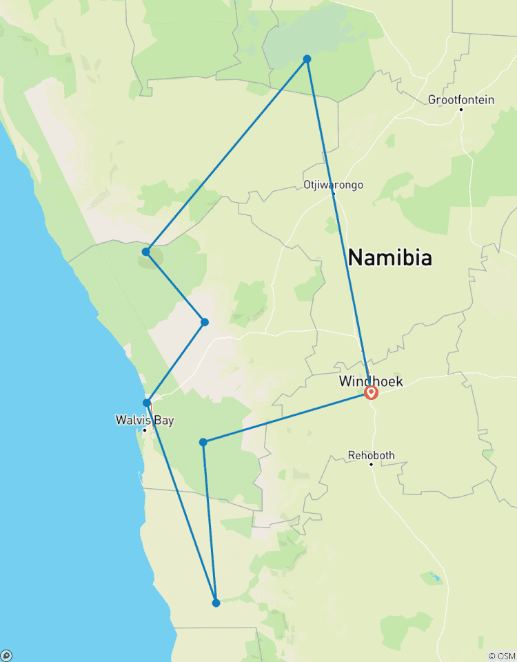 11 Day Wild Namibia Explorer (Accommodated) Tour