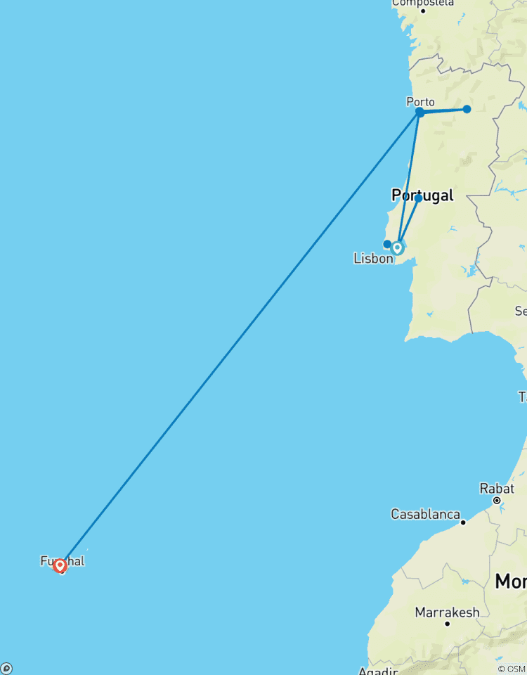 Highlights of Portugal W/Hanging Garden of Europe Tour