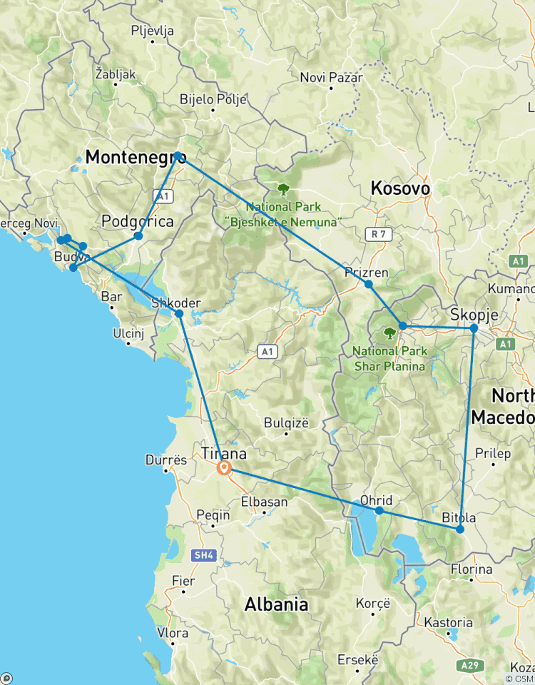 Balkan Highlights Tour
