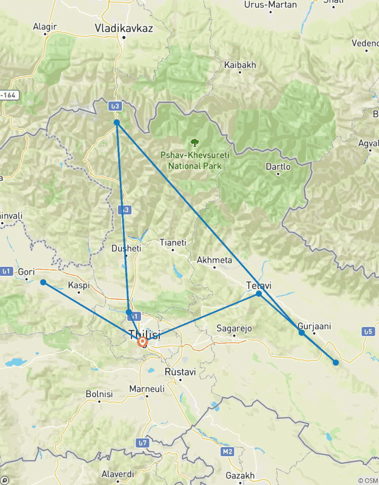 Circuito Excursión de 5 días en Georgia desde Tiflis