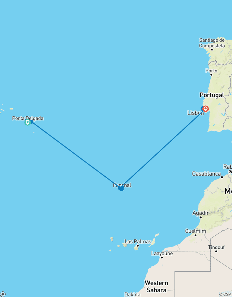 Best of Lisbon and The Islands: Azores, Madeira, Lisbon, Sintra and Cascais Tour