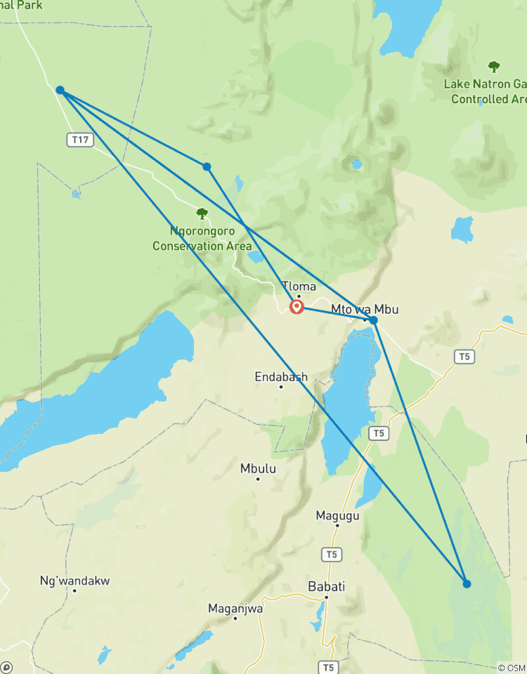 Die besten 4 Tage Gruppe Budget Safari von Karatu oder Mto Wa Mbu in Tansania Rundreise