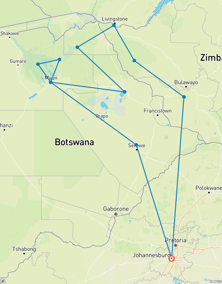 16 Day Botswana Explorer (Accommodated) Tour