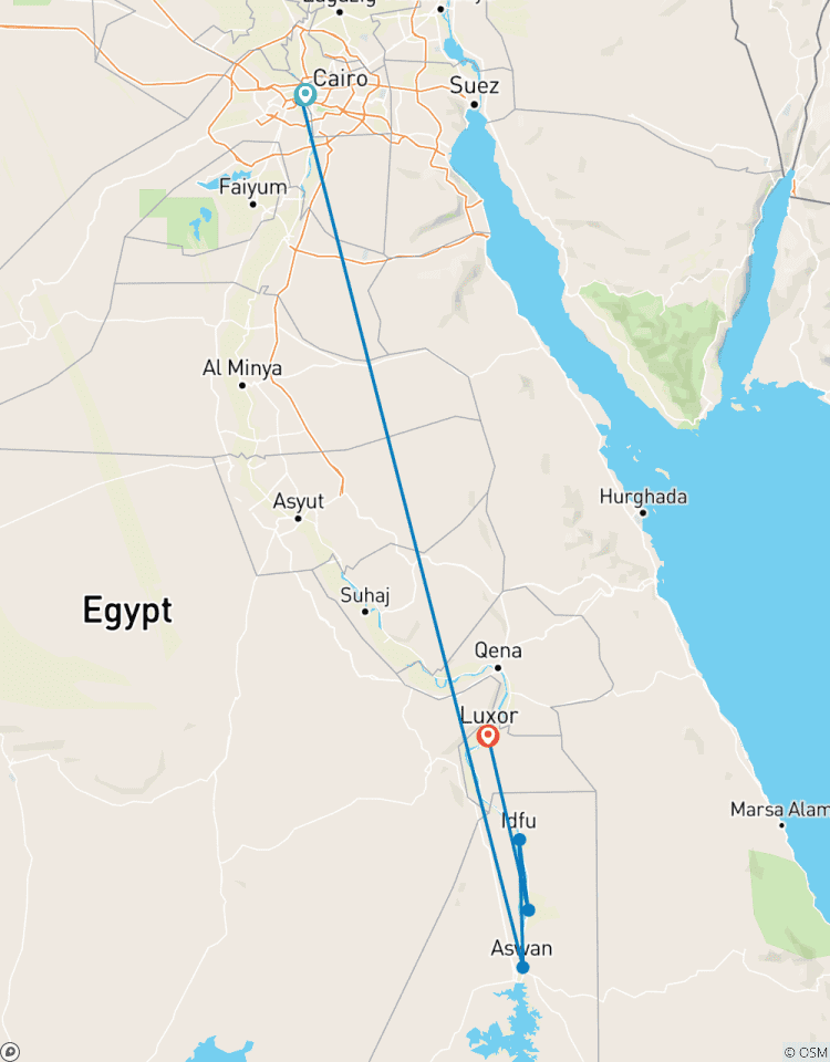 Egypt 7 Days Tour Package Cairo-Luxor-Aswan & Nile Cruise Tour