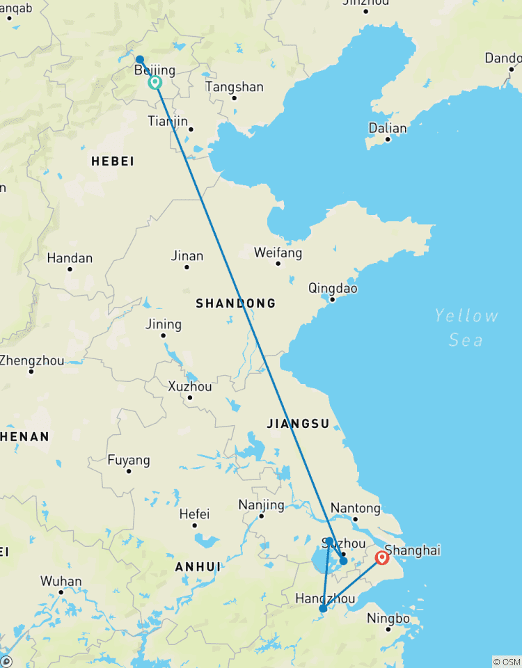 9 jours Nouvelle Chine splendide - Pékin, Shanghai et partie orientale circuit