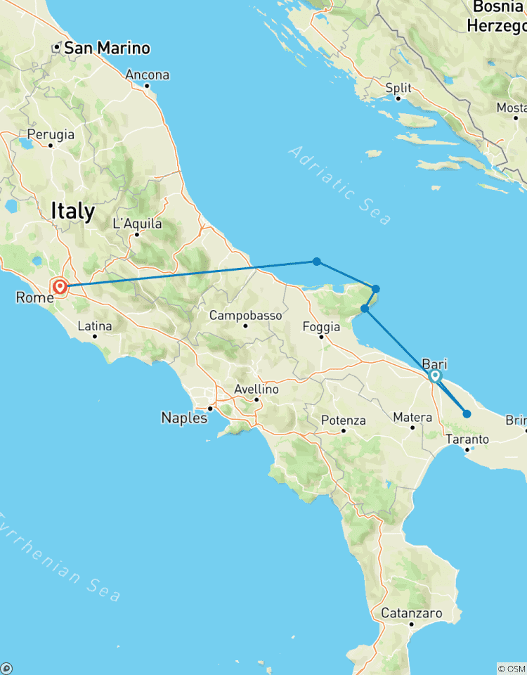 Italy: Between Trulli and Trabocchi - Coastal Hiking on the Adriatic Coast Tour