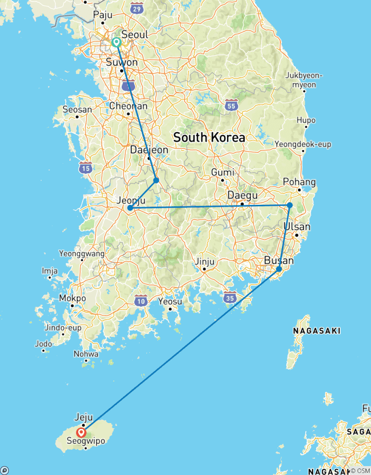 South Korea Classic 13 Day - One Life Adventures Tour
