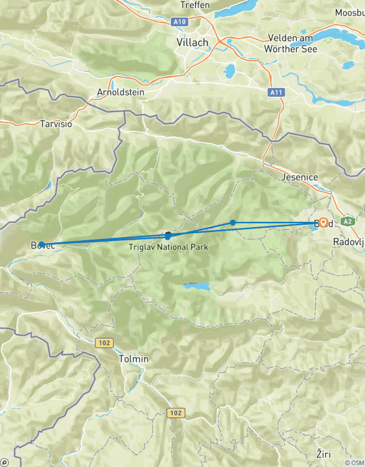 De Julian Alps Hütte-zu-Hütte-Trekking Rundreise