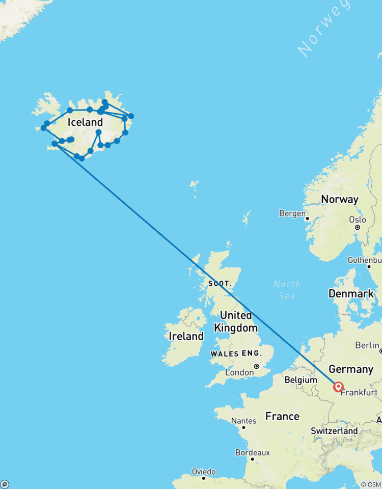 Iceland circumnavigation with solar eclipse 2026 Tour