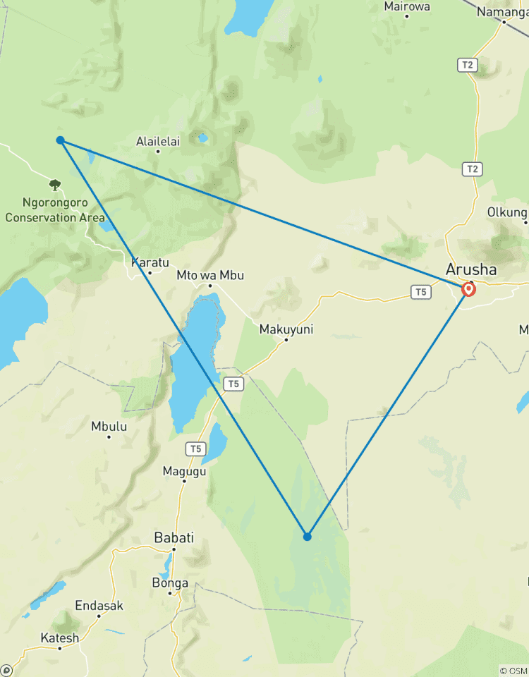 2 Days – Tanzania Short budget Safaris Tour