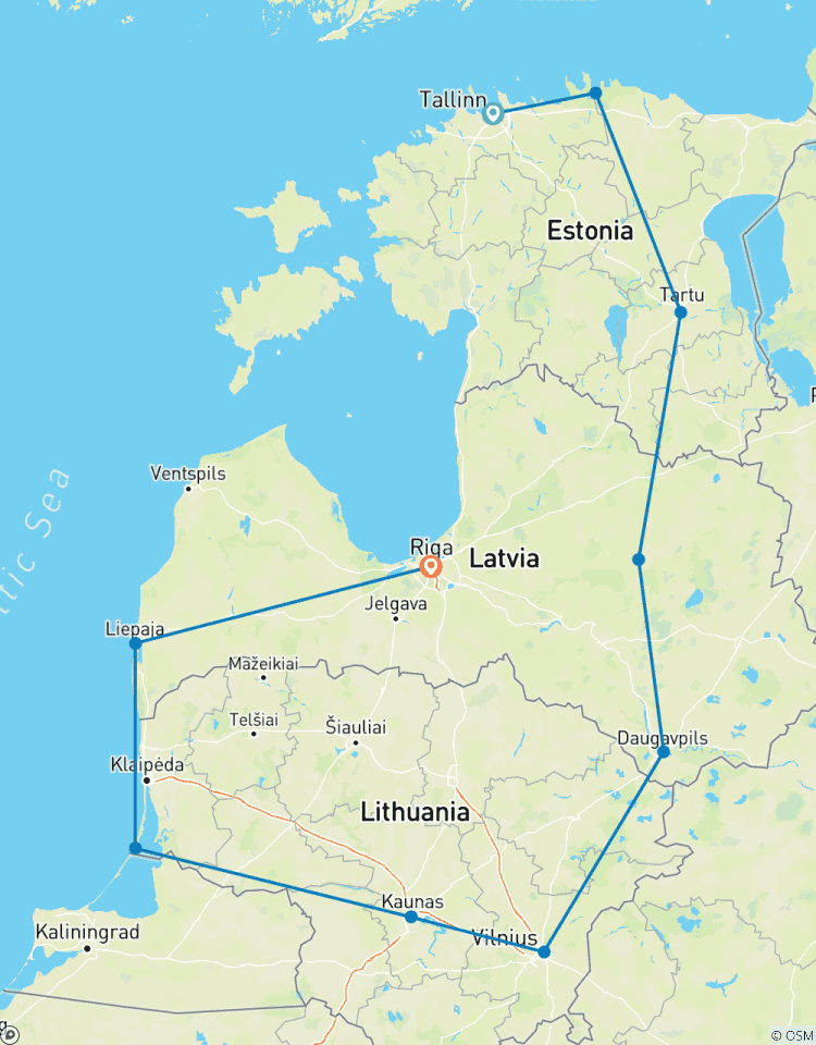 Ostsee-Abenteuer - 14 Tage Rundreise