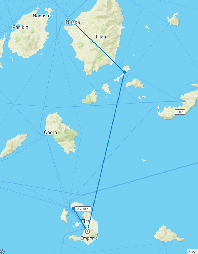 Circuito Naxos y Santorini 7 días