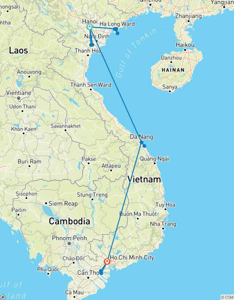 Vietnam von Nord nach Süd - 10 Tage Rundreise