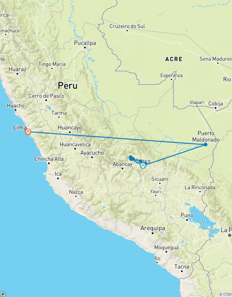 Geluxe : Pérou : piste des Incas & Amazonie circuit