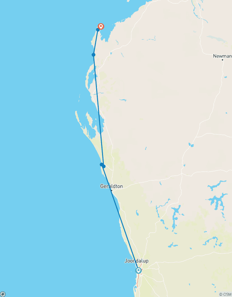 Abenteuer von Perth nach Exmouth - 6 Tage Rundreise