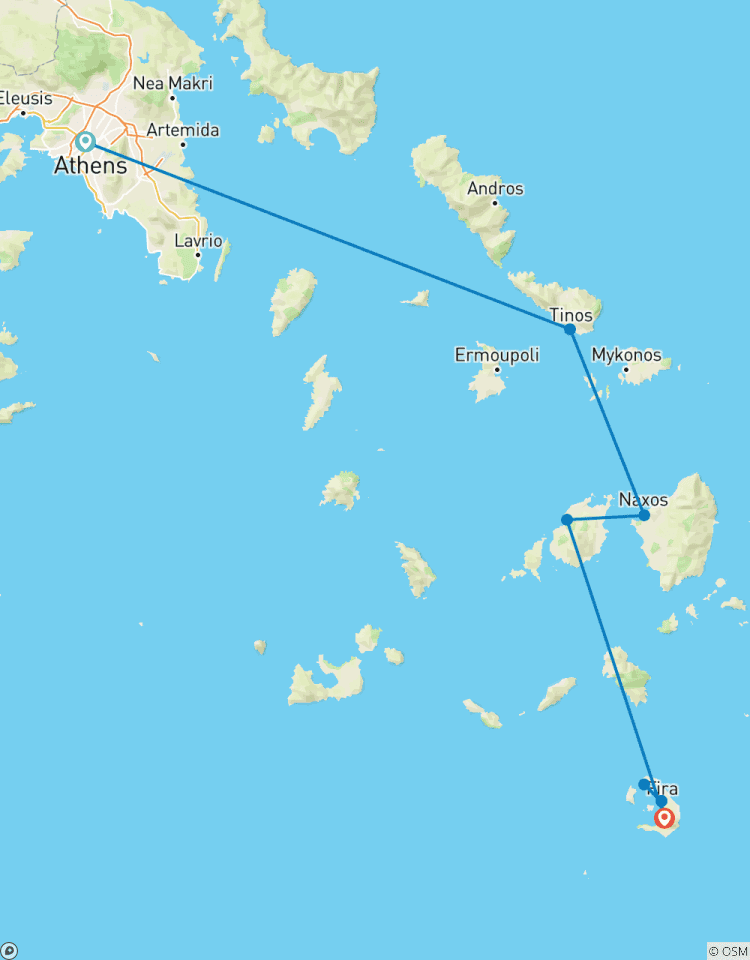Geluxe : Grèce : Athènes et randonnées dans les îles grecques circuit