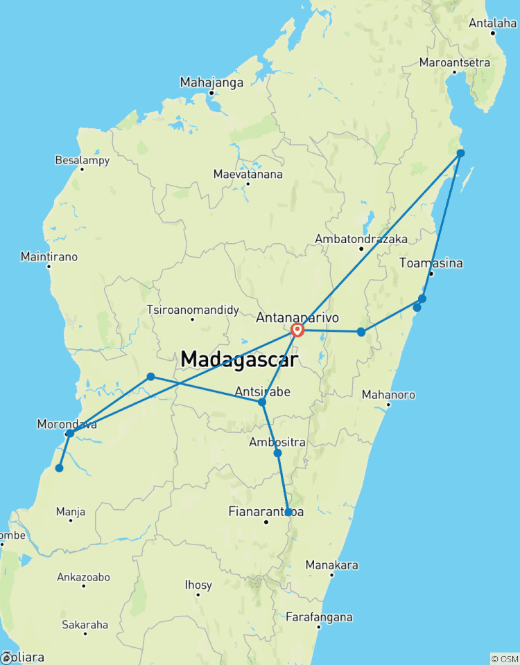 Safari à la découverte de la faune sauvage de Madagascar (disponible toute l\'année) circuit
